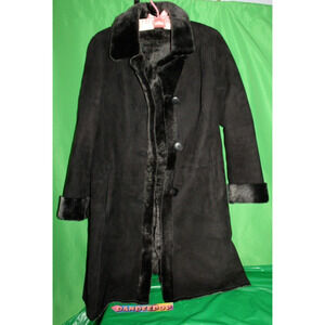 HSO Canada Saks Fur Salon Zzghetti Genuine Spanish Shearling Coat XS 41602062